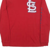 NIKE Mens Red St Louis Cardinals Long Sleeve Crew Neck T-Shirt M Baseball