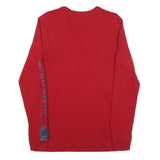 NIKE Mens Red St Louis Cardinals Long Sleeve Crew Neck T-Shirt M Baseball