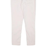 LEVI'S Womens Cotton Blend White Slim Skinny Trousers W26 L25 Casual Zip Closure