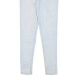 LEVI'S 711 Womens Slim Skinny Denim Light Blue W24 L25 Zip Fastening
