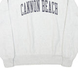 CHAMPION Mens Grey Cannon Beach Crew Neck M Cotton Blend Sweatshirt Pullover
