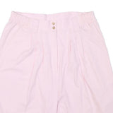 LADY Womens Shorts Pink Casual XL W30 Comfortable Cotton Blend Relaxed Fit