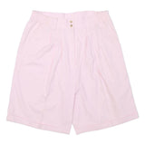 LADY Womens Shorts Pink Casual XL W30 Comfortable Cotton Blend Relaxed Fit