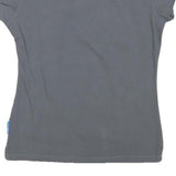KARIAN ART Womens Grey Graphic T-Shirt M Short Sleeve Round Neck Cotton Blend