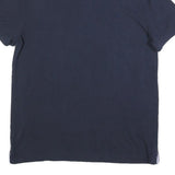 TOMMY HILFIGER Mens Blue Polo Shirt L Cotton Blend Short Sleeve Basic Casual