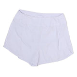 NIKE Womens White Casual Shorts L W36 Lightweight Polyester