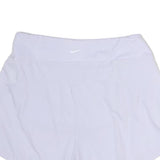 NIKE Womens White Casual Shorts L W36 Lightweight Polyester