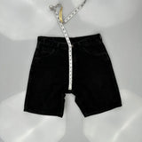 Wrangler Denim Shorts - 32W 8L Black Cotton