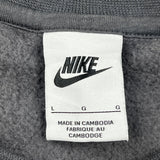 Pointers Swimming Nike College Sweatshirt - Large Grey Cotton