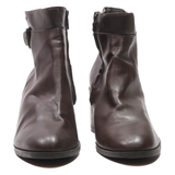 GEOX Ankle Boots Black Leather Womens UK 5