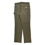 Carhartt Carpenter Pants - 32W 36L Green Cotton
