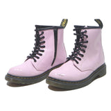 DR MARTENS 1460 Pink Girls Ankle Boots Leather UK 2.5 Lace-Up Durable Fashion