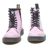 DR MARTENS 1460 Pink Girls Ankle Boots Leather UK 2.5 Lace-Up Durable Fashion