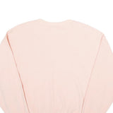 CHAMPION Womens Pink Crew Neck M Sweatshirt Long Sleeve Logo Pullover