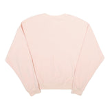CHAMPION Womens Pink Crew Neck M Sweatshirt Long Sleeve Logo Pullover