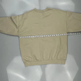 Unbranded Sweatshirt - XL Beige Cotton