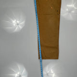 Dickies Double Knee Carpenter Trousers - 32W 30L Brown Cotton