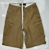 Nautica Cargo Cargo Shorts - 31W 12L Brown Cotton