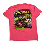 The Pitbull Gildan Graphic T-Shirt - Large Pink Cotton