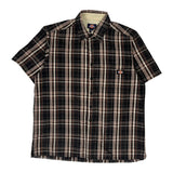 Dickies Checked Short Sleeve Shirt - Large Multicoloured Cotton
