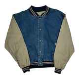 Hartwell Varsity Jacket - XL Beige Cotton