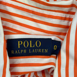 Polo By Ralph Lauren Striped Shirt - 2XS Orange Cotton