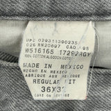 Dickies Denim Shorts - 36W 10L Grey Cotton