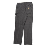 Carhartt Carpenter Trousers - 29W 32L Grey Cotton