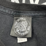 Santa Cruz T-Shirt - Medium Black Cotton