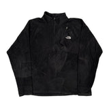 The North Face 1/4 Zip - XL Black Polyester
