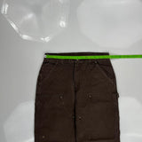 Carhartt Double Knee Carpenter Pants - 30W 31L Brown Cotton