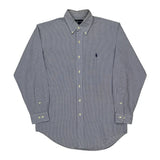 Ralph Lauren Checked Shirt - Large Blue Cotton