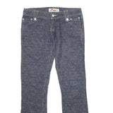 LONG GE BAO Womens Jeans Blue Regular Bootcut Denim Medium W32 L32 Fashion