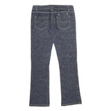 LONG GE BAO Womens Jeans Blue Regular Bootcut Denim Medium W32 L32 Fashion
