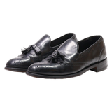 BOSTONIAN Loafer Shoes Black Leather Mens UK 9.5