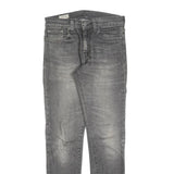 LEVI'S 512 BIG E Mens Grey Slim Skinny Denim Medium W28 L32 Zip Cotton Blend