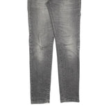 LEVI'S 512 BIG E Mens Grey Slim Skinny Denim Medium W28 L32 Zip Cotton Blend