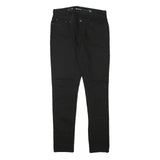 LEVI'S Womens Black Slim Skinny Denim Light W26 L28 Zip Cotton Blend Jeans