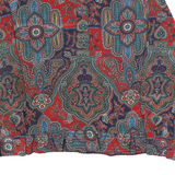 ALFRED DUNNER Womens Red Paisley Printed Shirt Long Sleeve Collared M Polyester