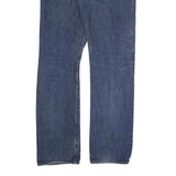 LEVI'S 501 Mens Blue Slim Straight Denim Medium W34 L34 Classic Fit Jeans