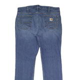 CARHARTT Mens Jeans Blue Relaxed Straight Denim Medium W38 L32 Classic Workwear