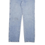 DICKIES Mens Regular Fit Straight Leg Denim Light Blue W32 L32 Cotton Blend Zip