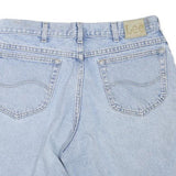 LEE Mens Denim Blue Cotton Blend Casual Shorts L W32 Classic Fit Summer