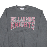 CHAMPION Mens Grey Bellarmine Knights Crew Neck M Cotton Blend Sweatshirt