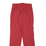 MAMMUT Womens Red Regular Fit Straight Polyester Blend Trousers W28 L32 Outdoor