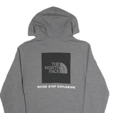 THE NORTH FACE Mens Grey Hoodie M Cotton Blend Casual Pullover Sweatshirt