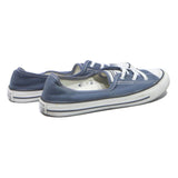 CONVERSE Chuck Taylor All Star Womens Low Top Trainers Blue Canvas UK 5 Casual