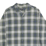 RALPH LAUREN POLO JEANS COMPANY Mens Blue & Green Checked Shirt XL Long Sleeve