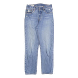 LEVI'S 501 BIG E Womens Jeans Blue Regular Straight Denim Light W27 L28 Classic