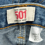 Levis 501 Jeans - 38W 32L Blue Cotton